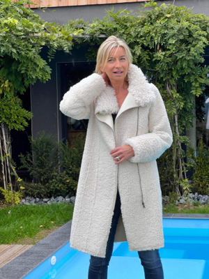 Manteau blanc r?�versible BEAUMONT �?? Boutique Exoticus